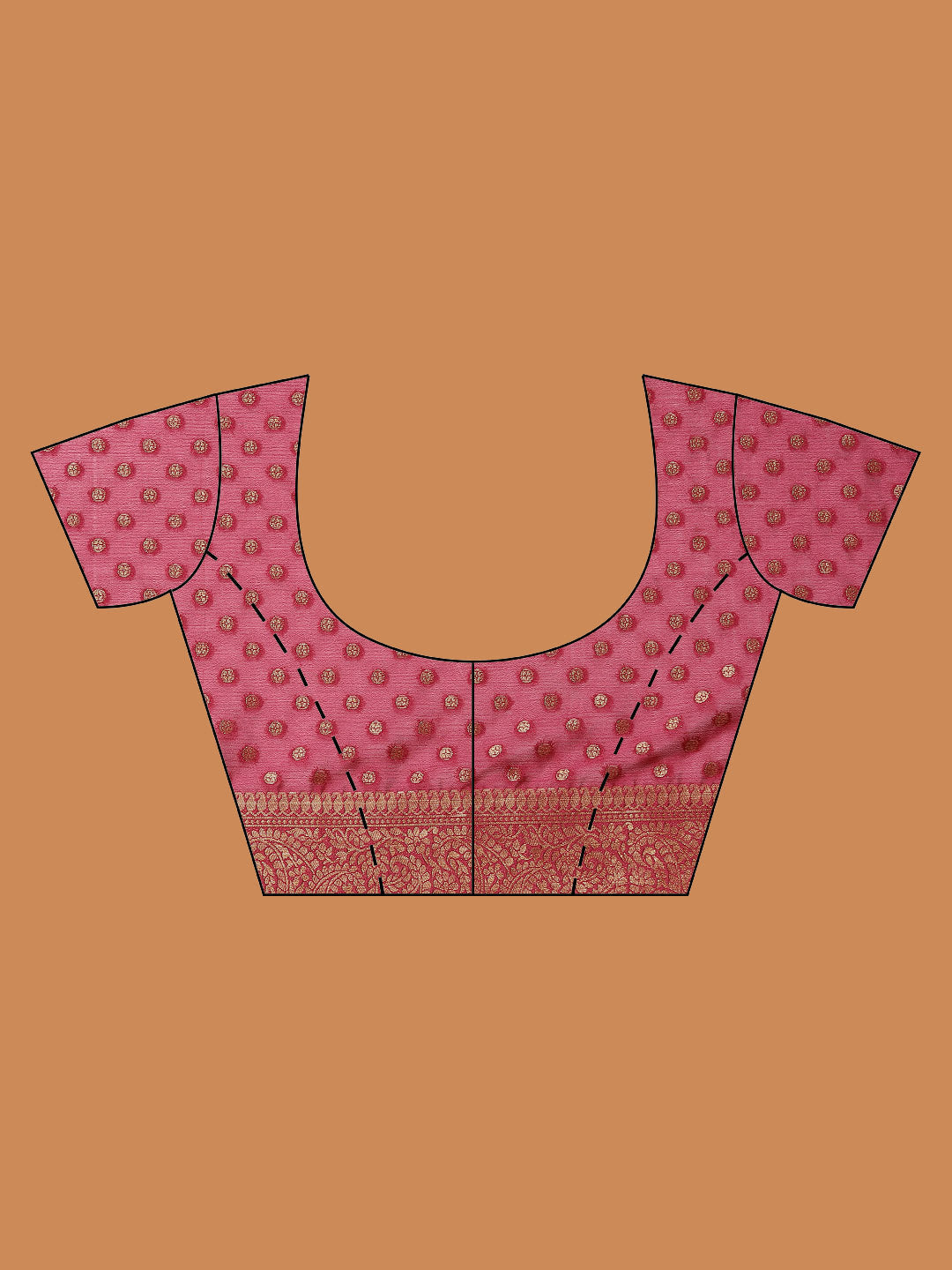 Zari Border Woven Chiffon Saree