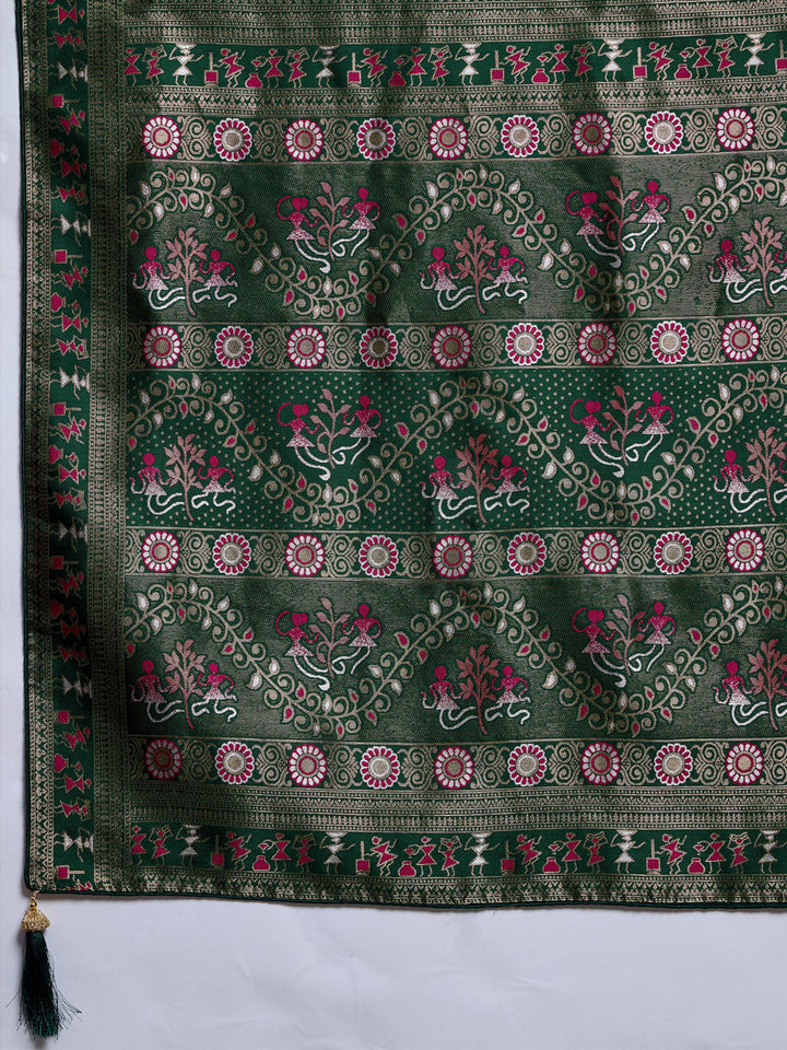 Woven Design Banarasi Silk Saree