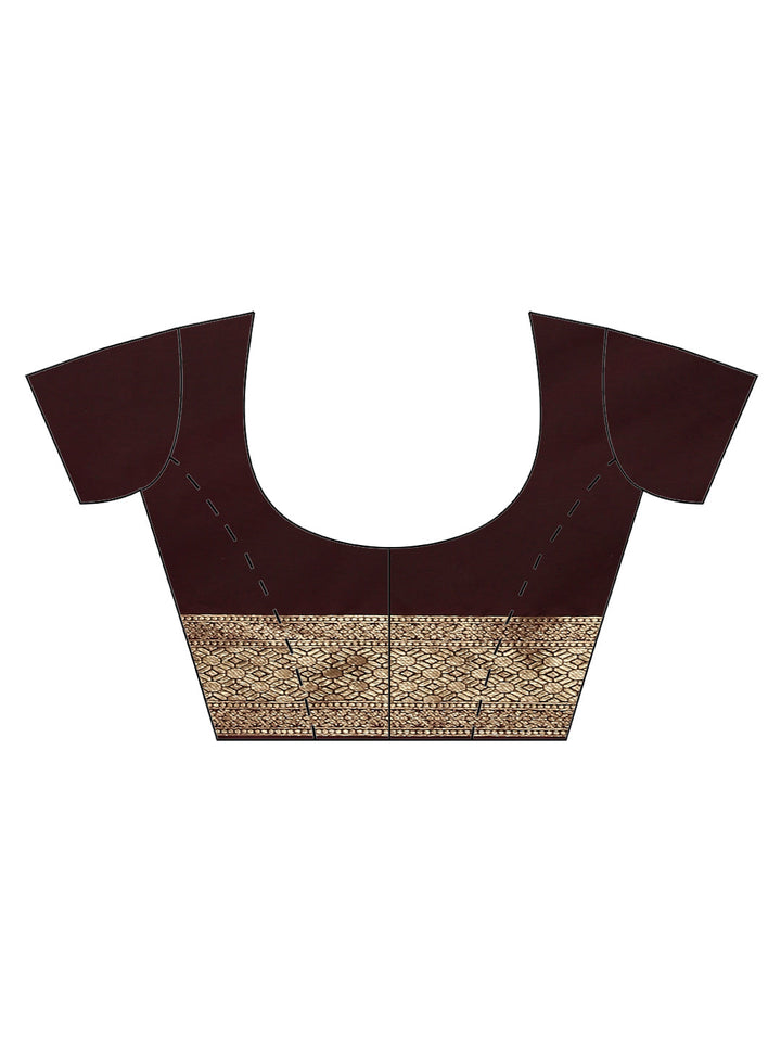 Zari Jaal Banarasi Woven Saree