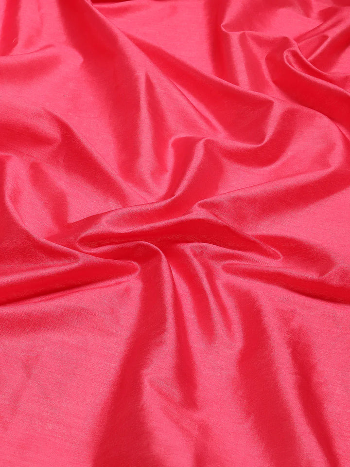 Plain Zari Border Handloom Woven Saree