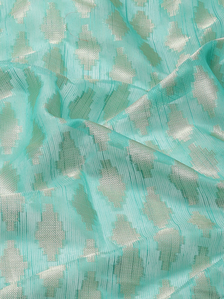 Zari Jaal Woven Cotton Saree