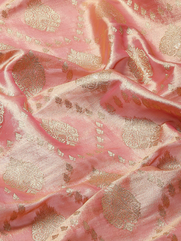 Zari Booti Woven Banarasi Saree