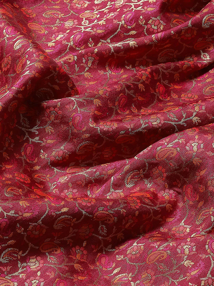 Zari Jaal Handloom Woven Saree