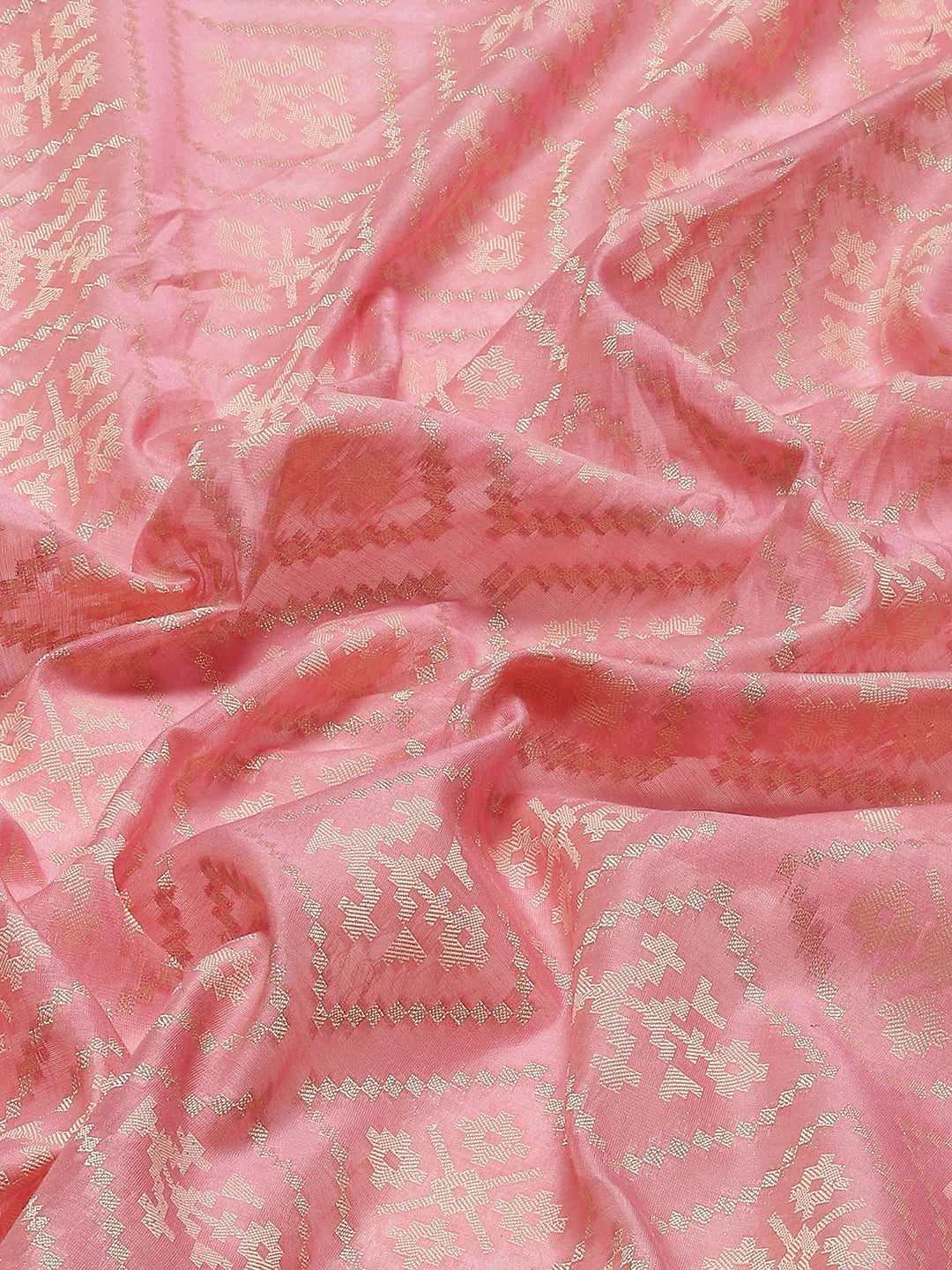 Zari Jaal Cotton Woven Saree