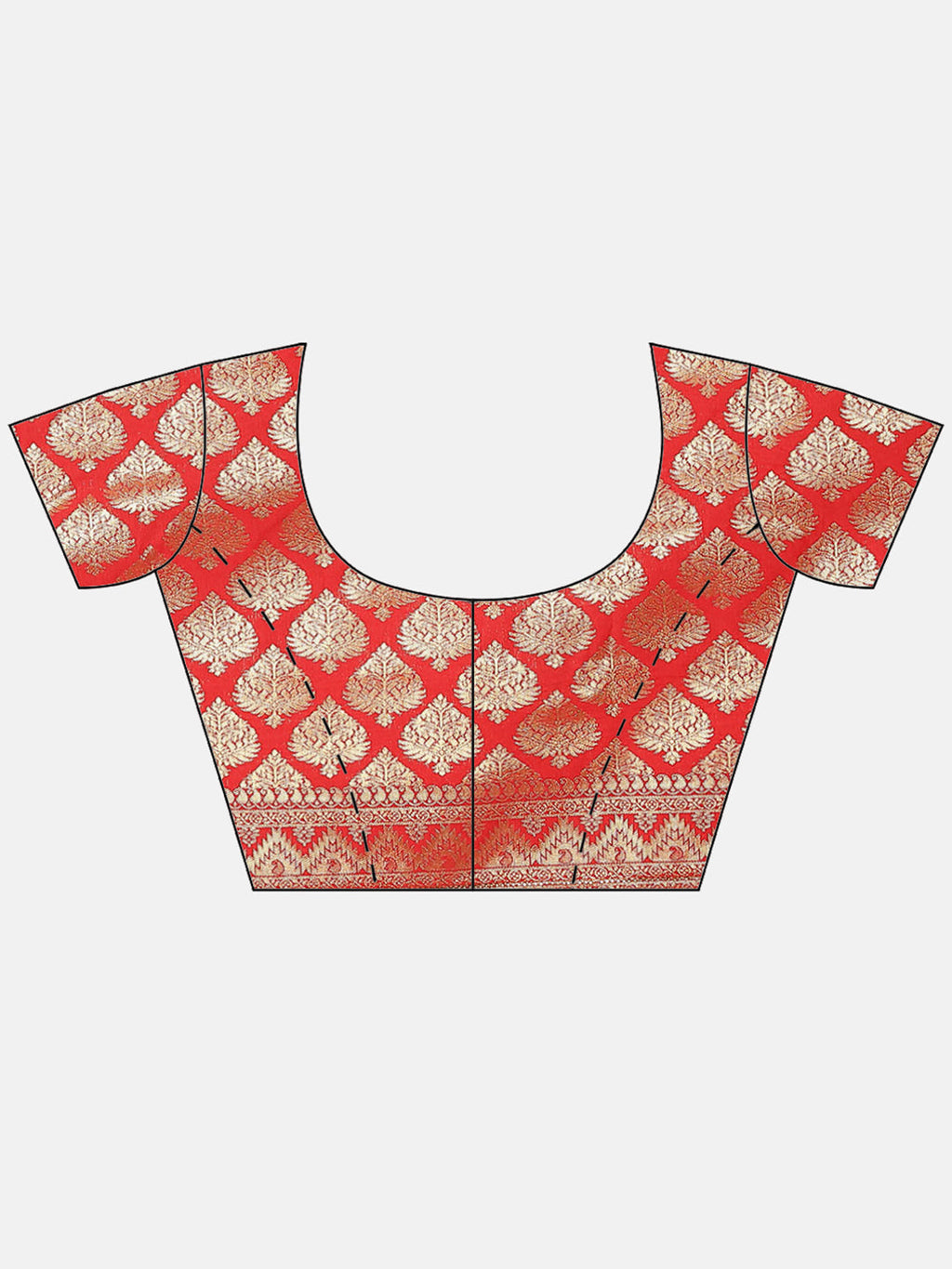 Art Handloom Saree with Brocade Zari Jaal Border