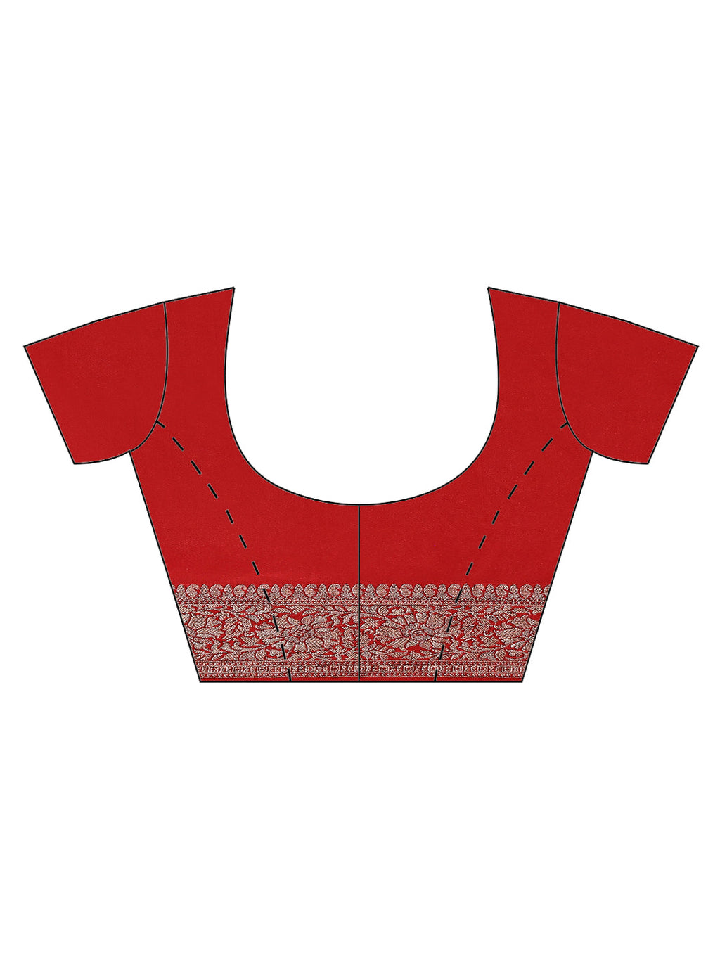 Zari Border Booti Handloom Woven Saree