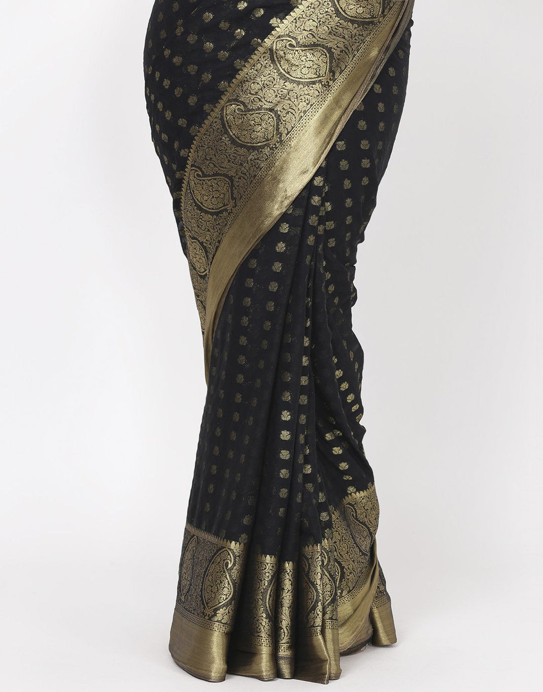Red Art Chiffon Saree