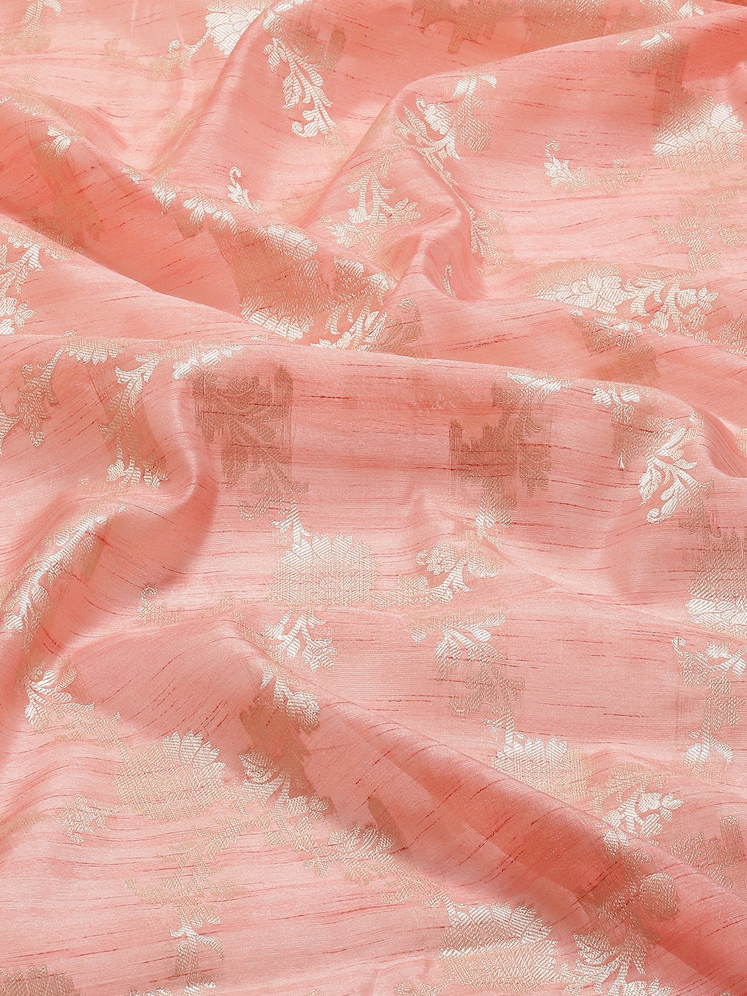 Floral Zari Jaal Cotton Woven Saree