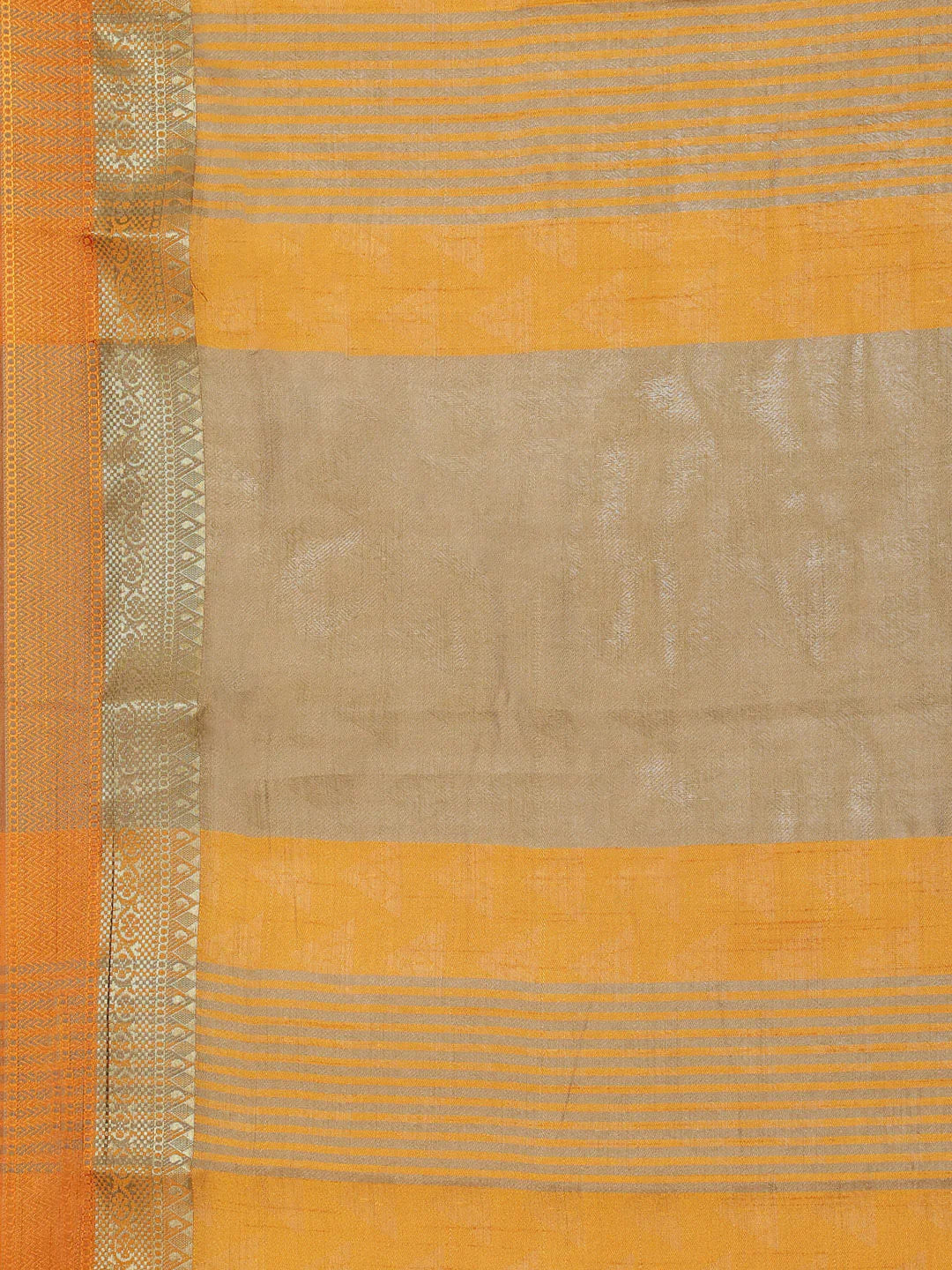 Plain Zari Border Handloom Woven Saree
