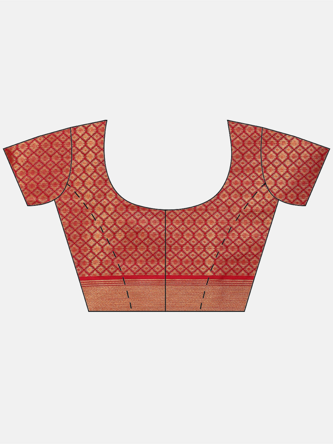 Zari Jaal Handloom Woven Saree
