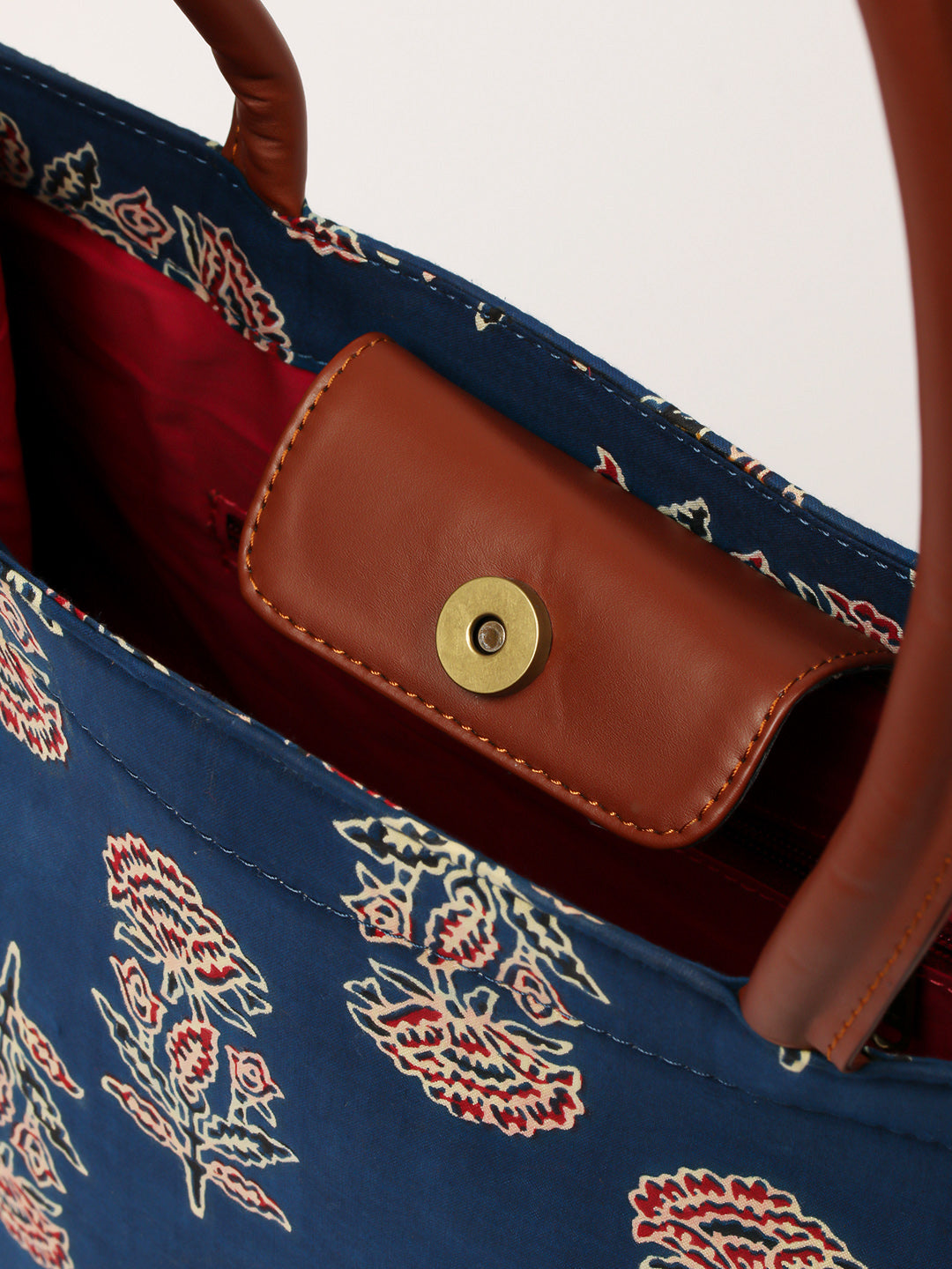 Cotton Handbag And Purse Set