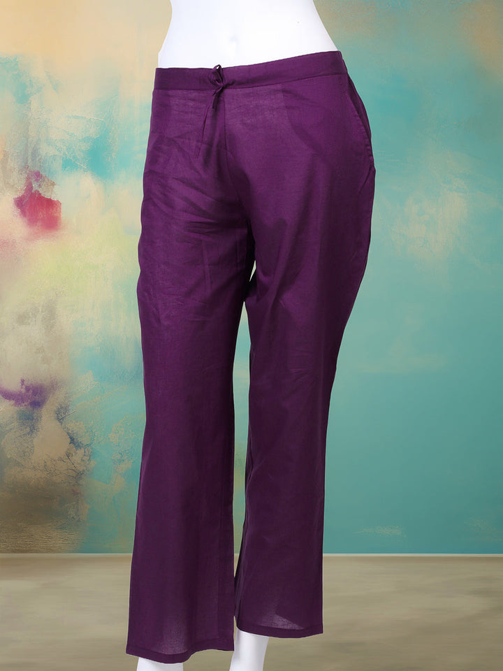 Embroidered Chanderi Kurta With Pant &amp; Dupatta