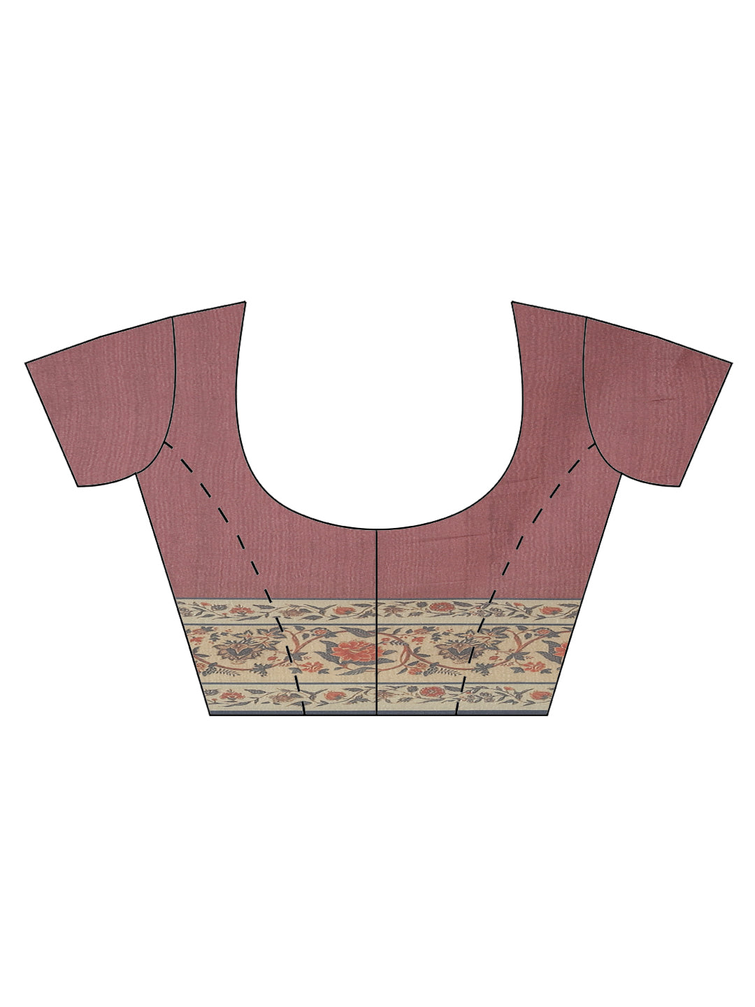 Printed Tussar Saree