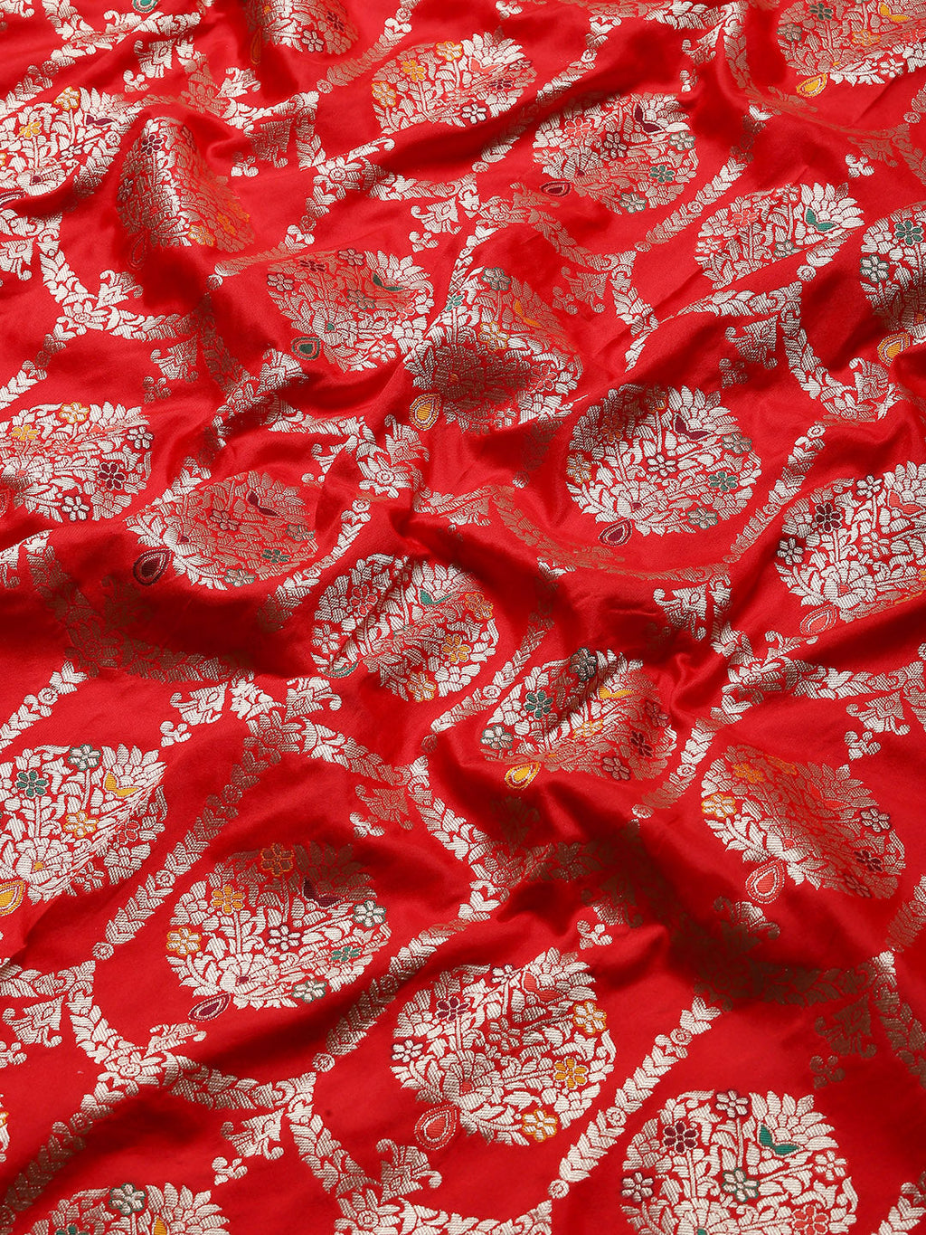 Zari Jaal Woven Art Silk Banarsi Saree