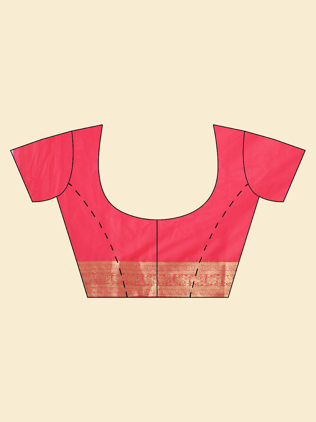 Zari Jaal Woven Banarsi Saree