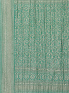 Floral Zari Jaal Georgette Plain Saree