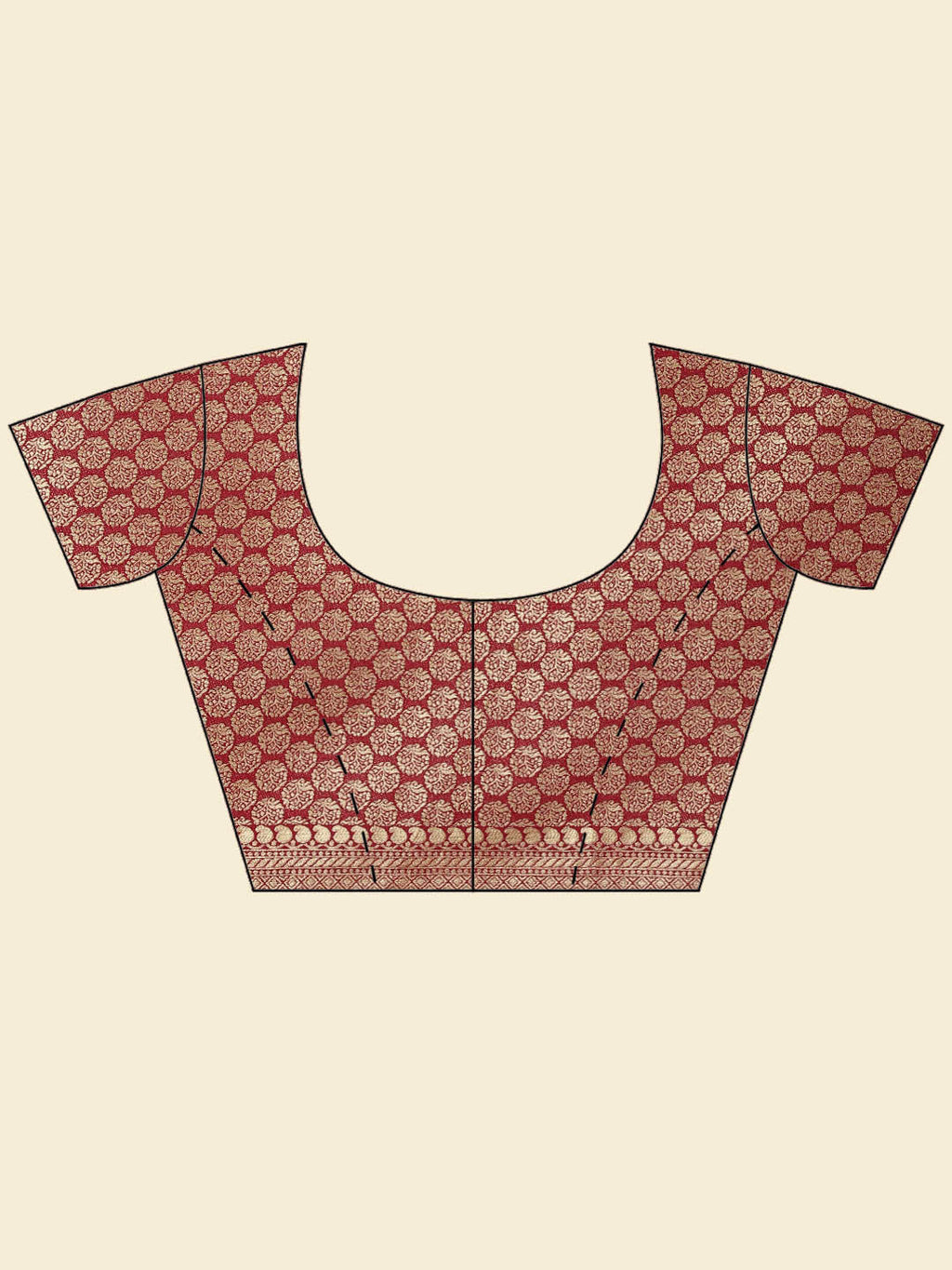 Zari Border Woven Handloom Saree