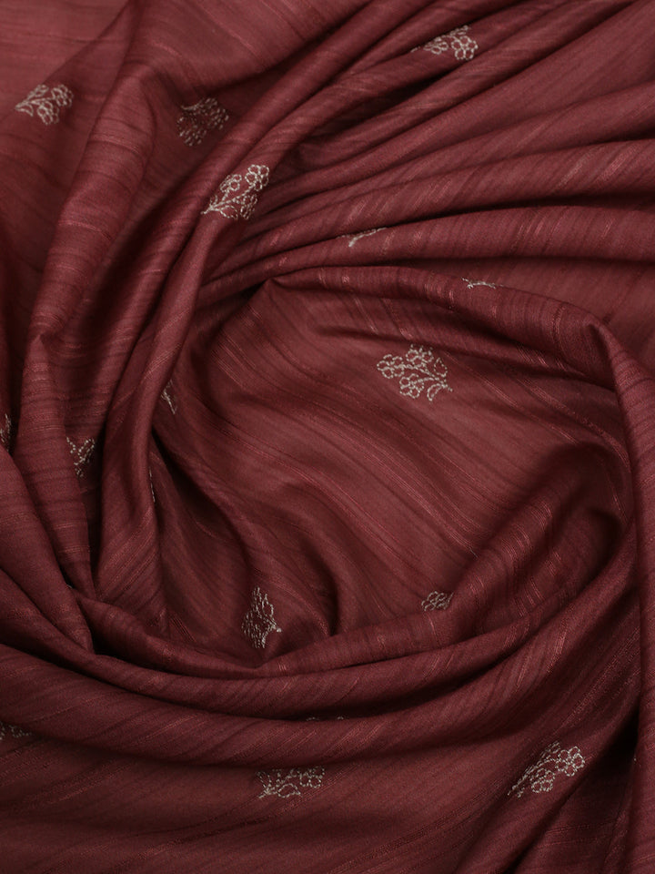 Printed &amp; Embroidered Booti Art Silk Saree
