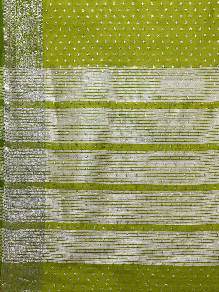 Woven Booti Art Silk Saree