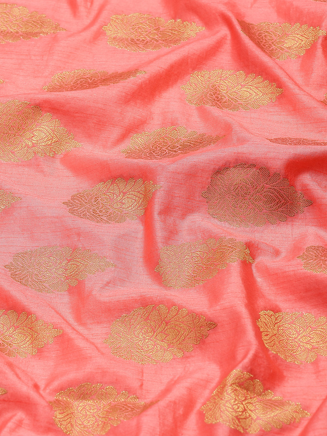 Zari Border Booti Art Handloom Woven Saree
