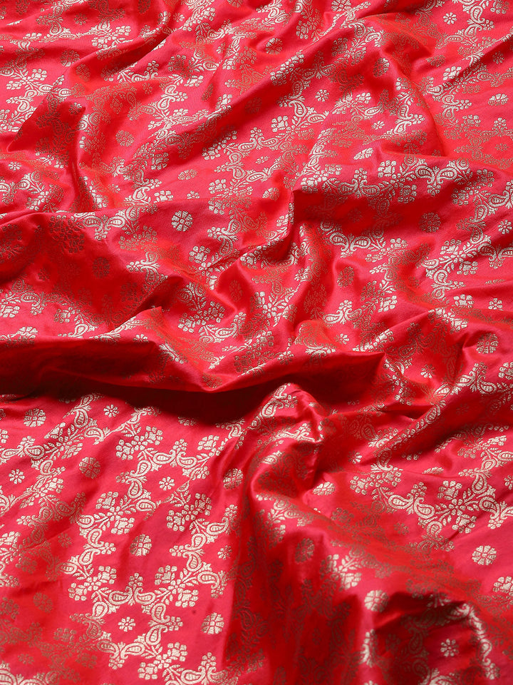 Zari Jaal Woven Art Silk Banarsi Saree