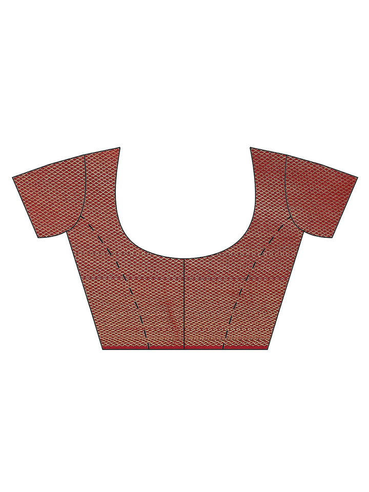 Plain Zari Border Handloom Woven Saree