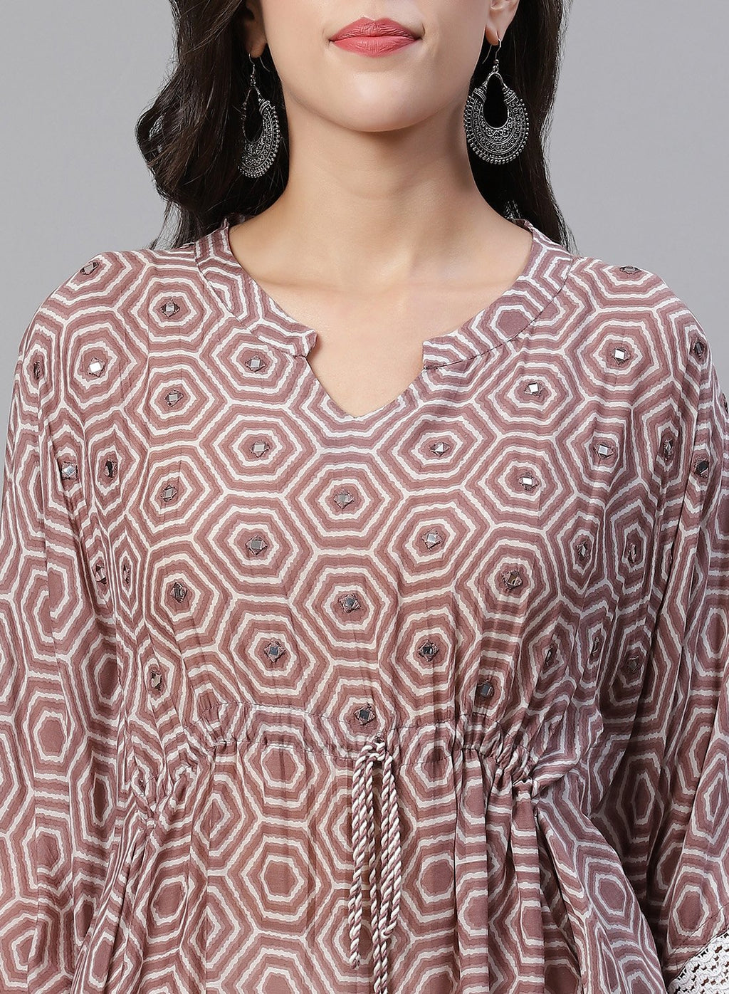 Printed Cotton Kaftan