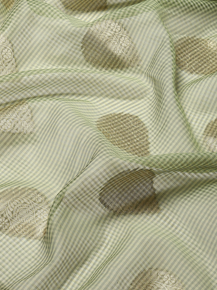Zari Booti Woven Cotton Saree