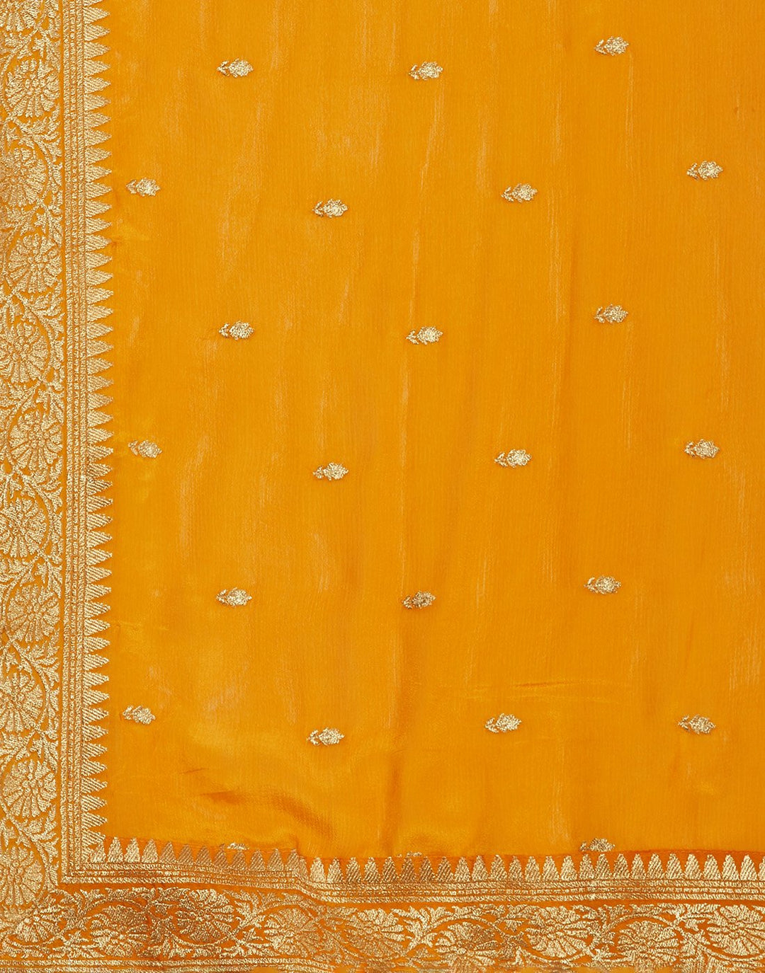 Embroidered Art Handloom Dupion Suit Piece With Chinon Embroidered Dupatta