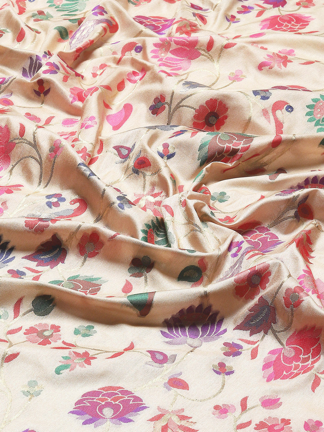 Zari Jaal Woven Handloom Saree