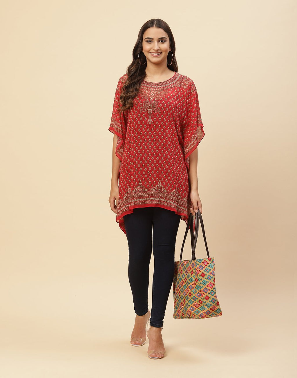 Digital Printed Georgette Kaftan