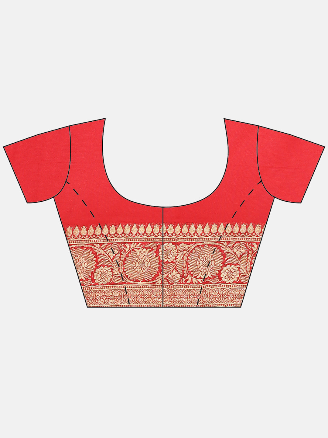 Bandhez Art Handloom Saree with Zari Border