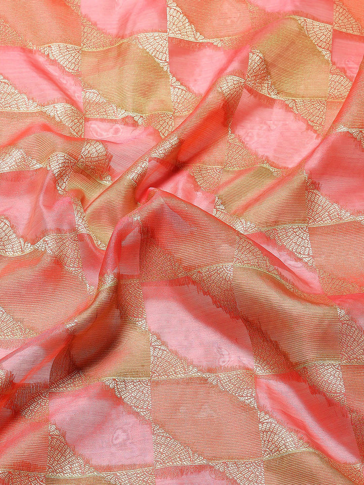 Zari Jaal Cotton Woven Saree