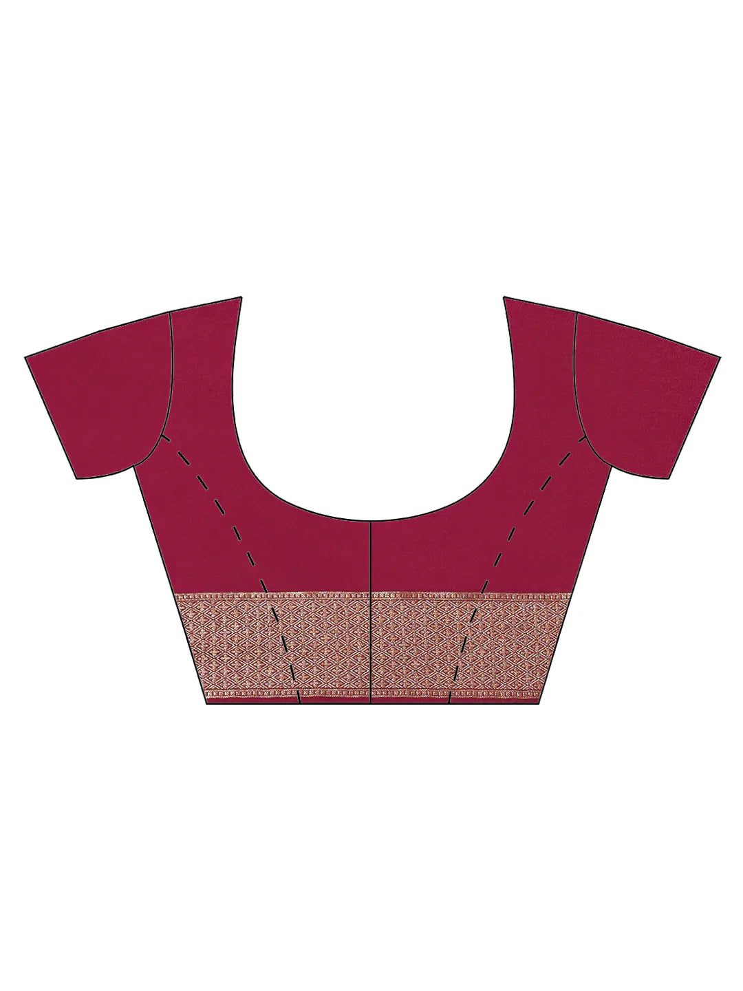 Zari Jaal Handloom Woven Saree
