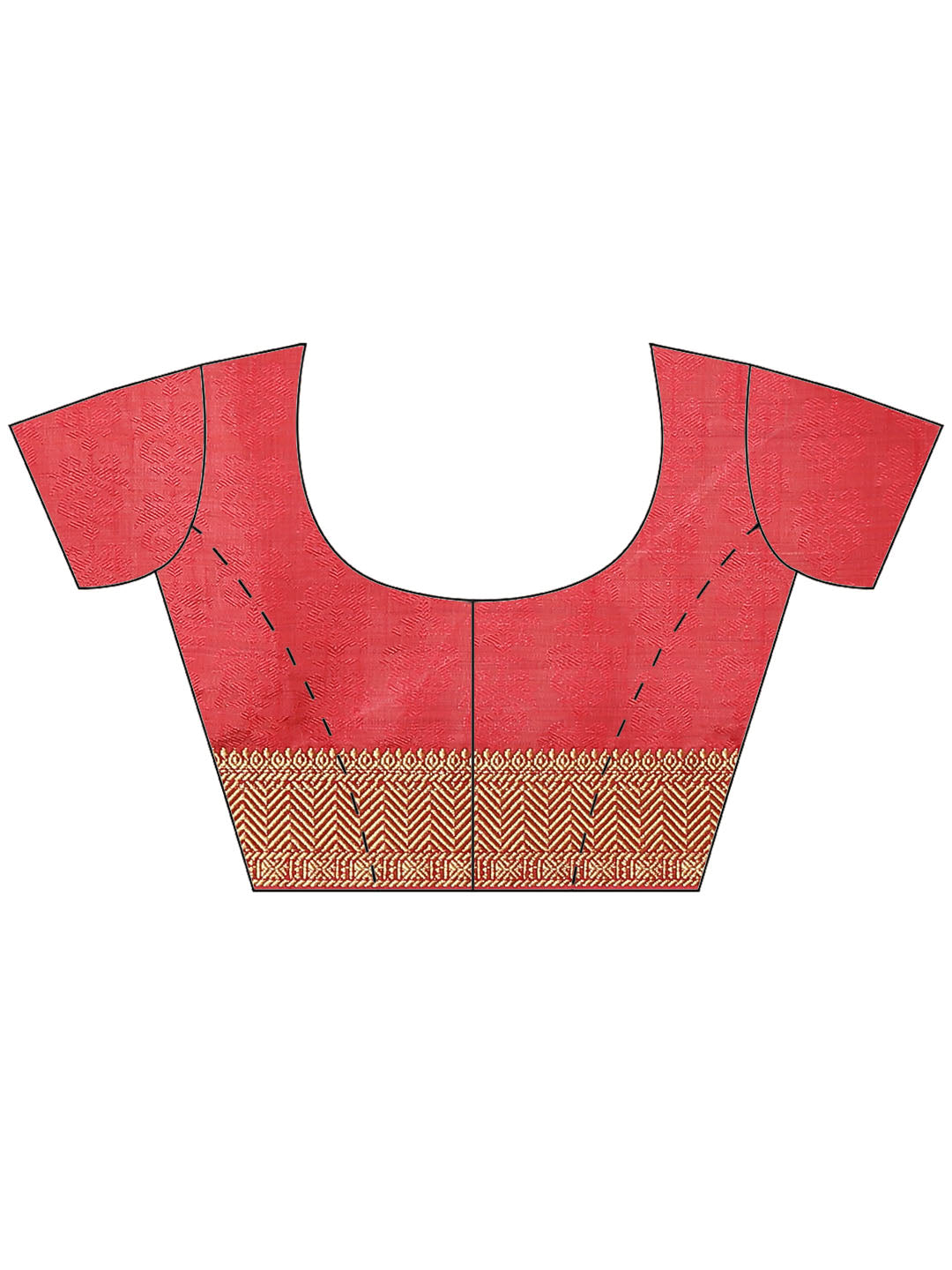 Plain Zari Border Art Handloom Woven Saree