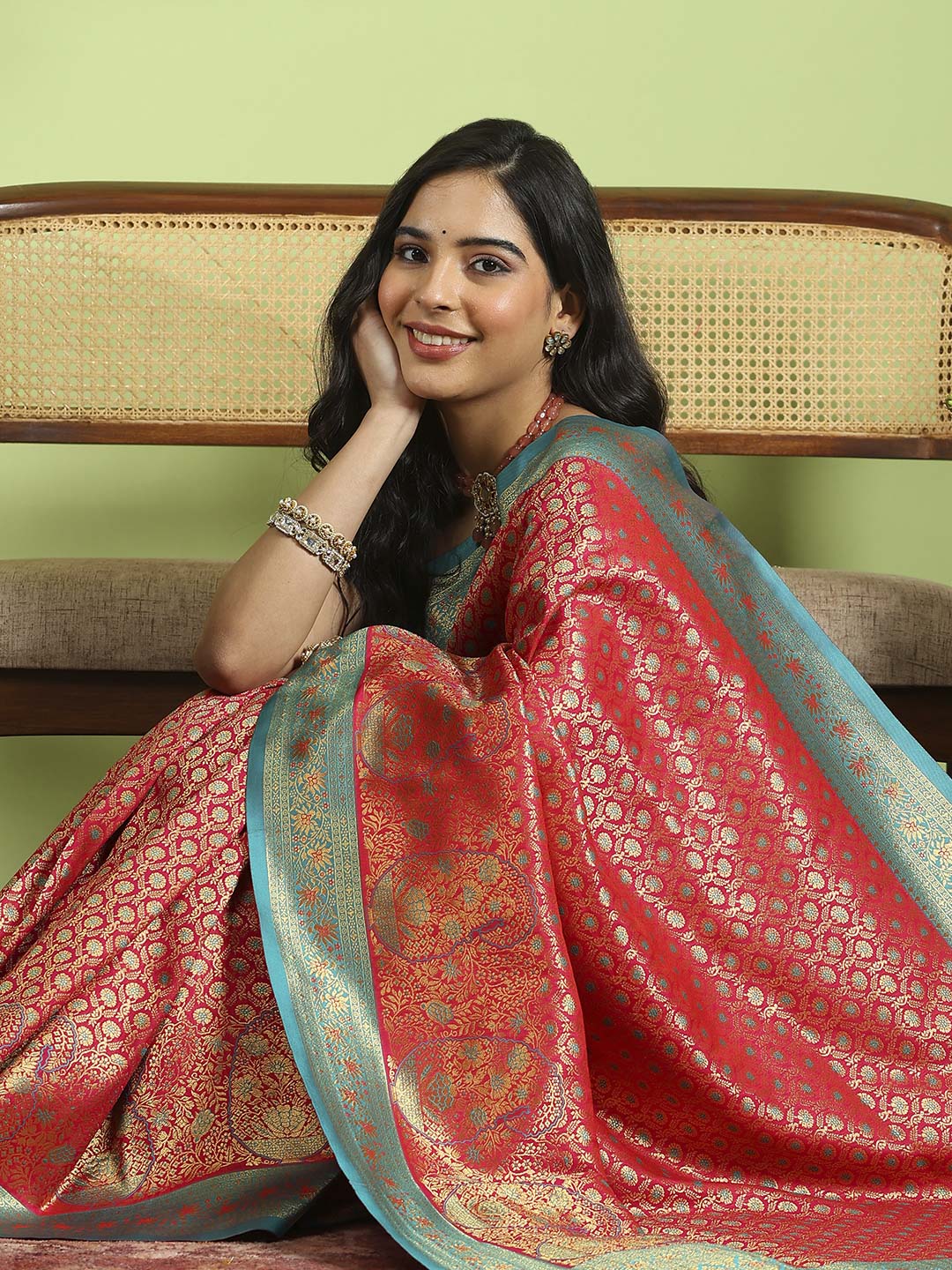 Woven Design Art Silk Saree