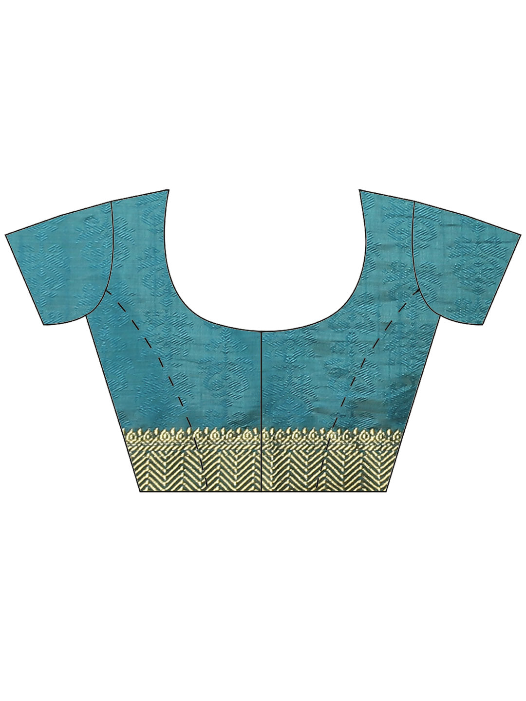 Plain Zari Border Art Handloom Woven Saree
