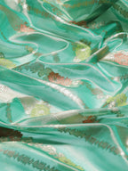 Floral Zari Jaal Handloom Woven Saree