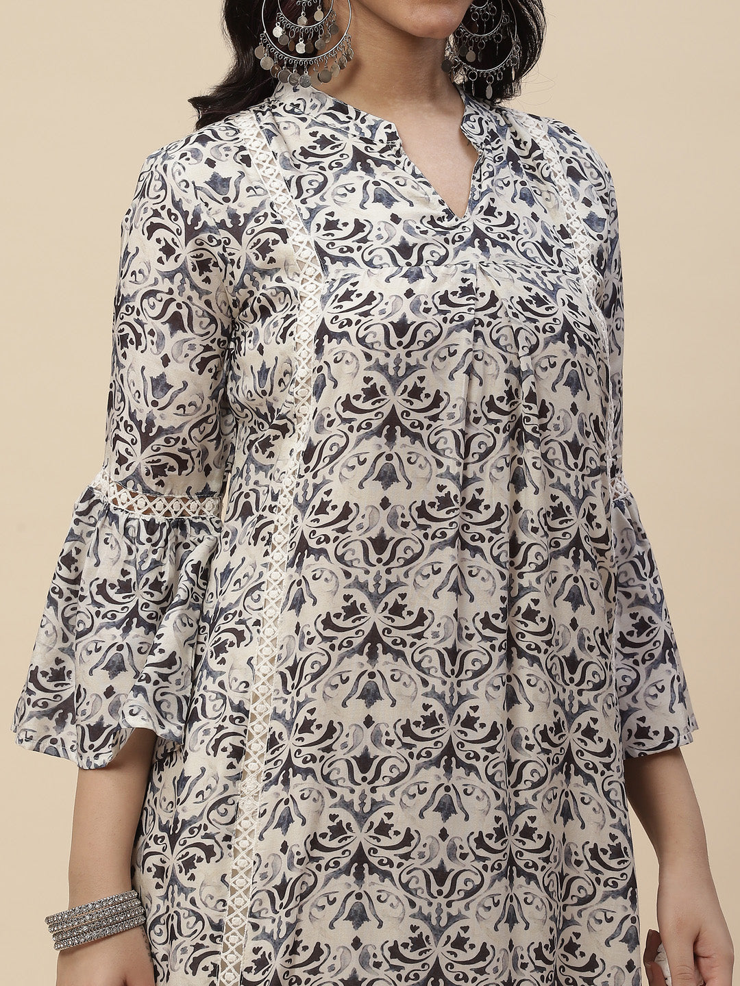 Printed Muslin Kurta