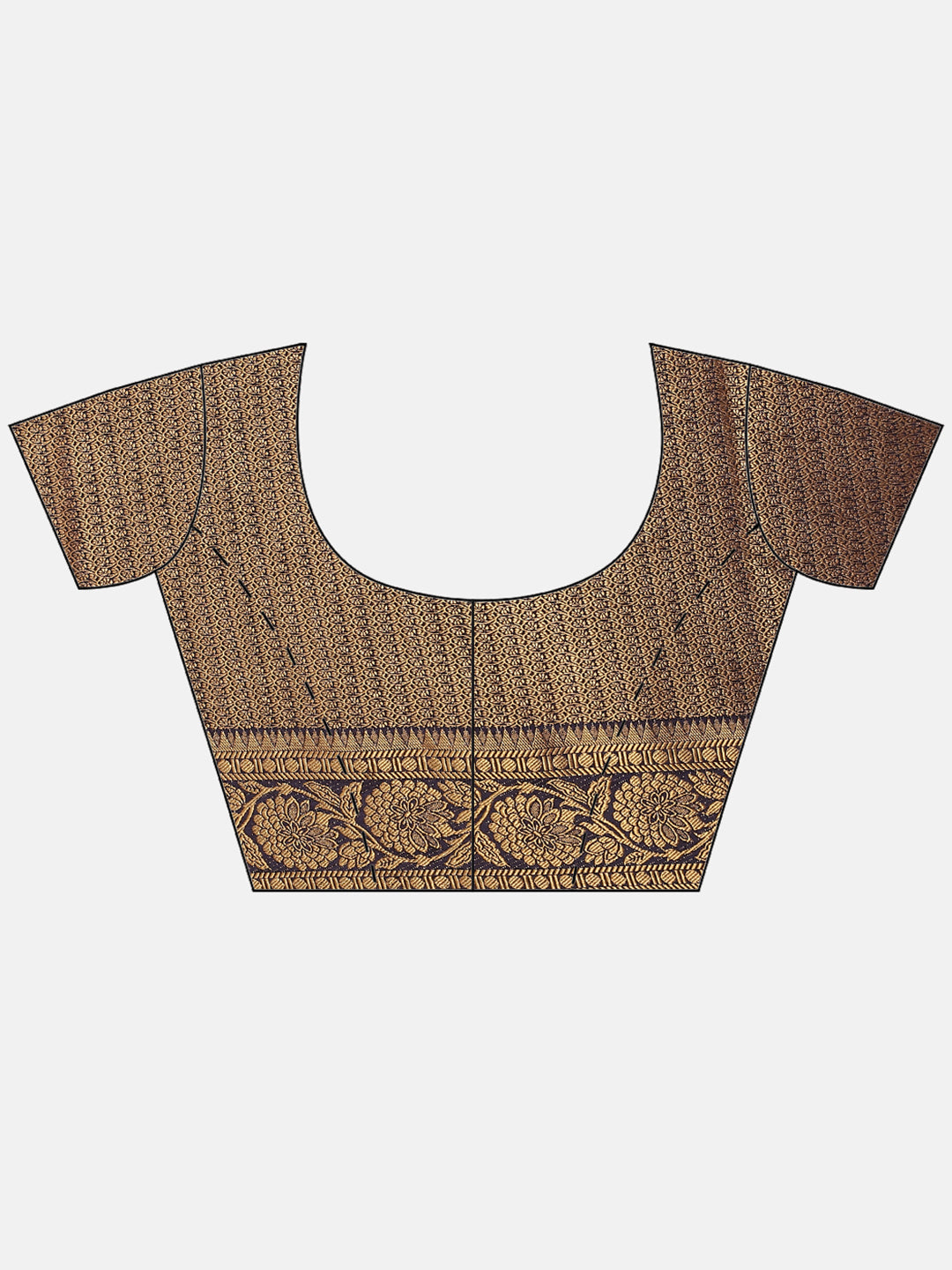 Art Handloom Saree with Zari Border Booti