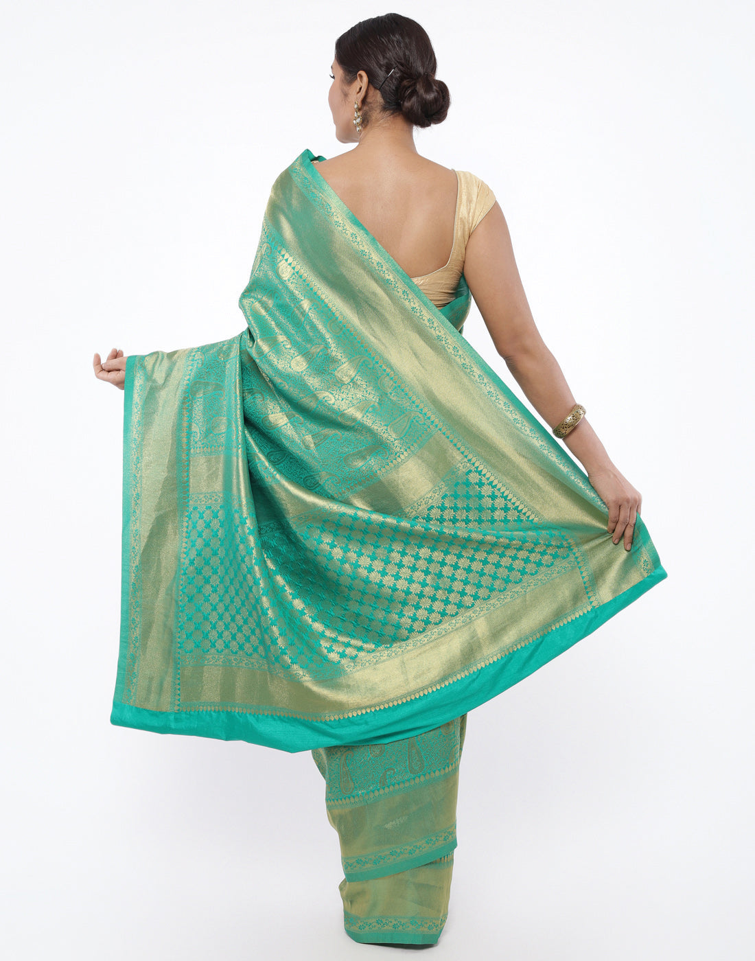 MBZ Meena Bazaar-Art Handloom Woven Saree