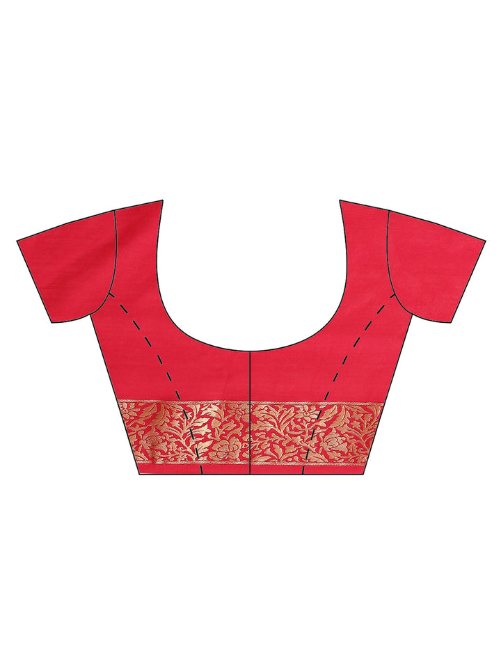 Brocade Zari Jaal Art Handloom Woven Saree