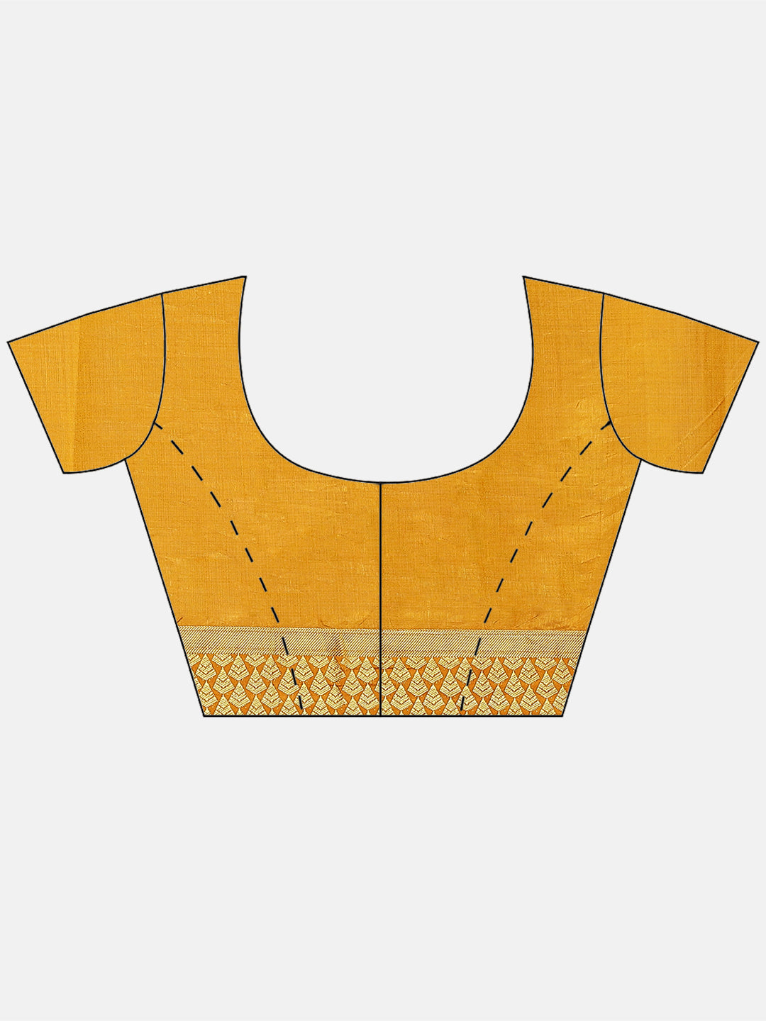 Plain Zari Border Art Handloom Woven Saree