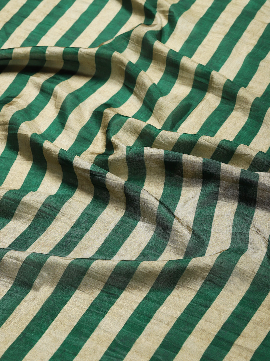 Zari Border Abstract Print Handloom Saree