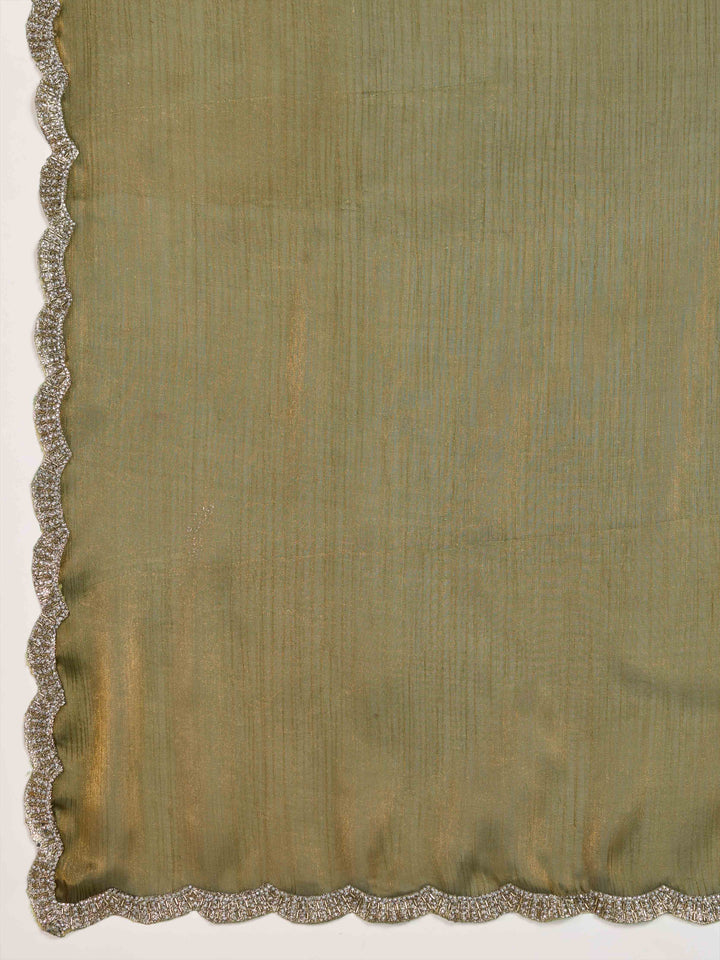 Woven Border Tissue Saree