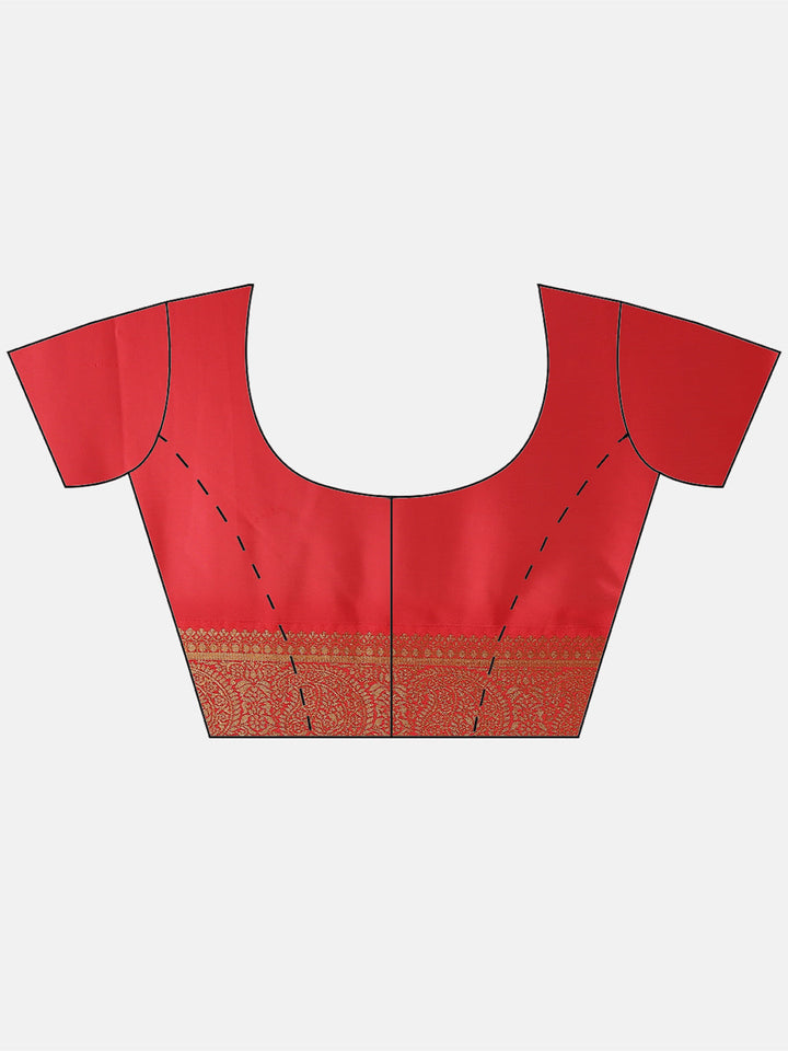 Zari Border Booti Art Handloom Woven Saree