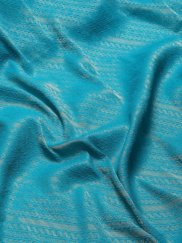 Light Brocade Woven Georgette Saree