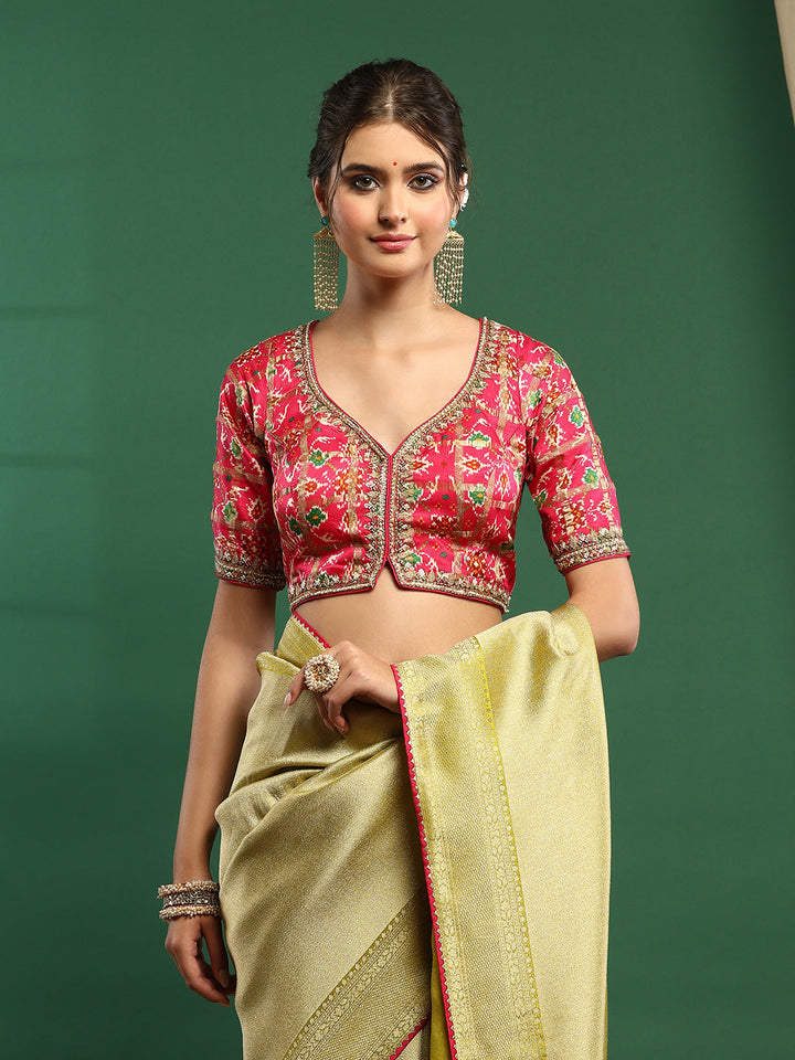 Embroidered Banarasi Saree