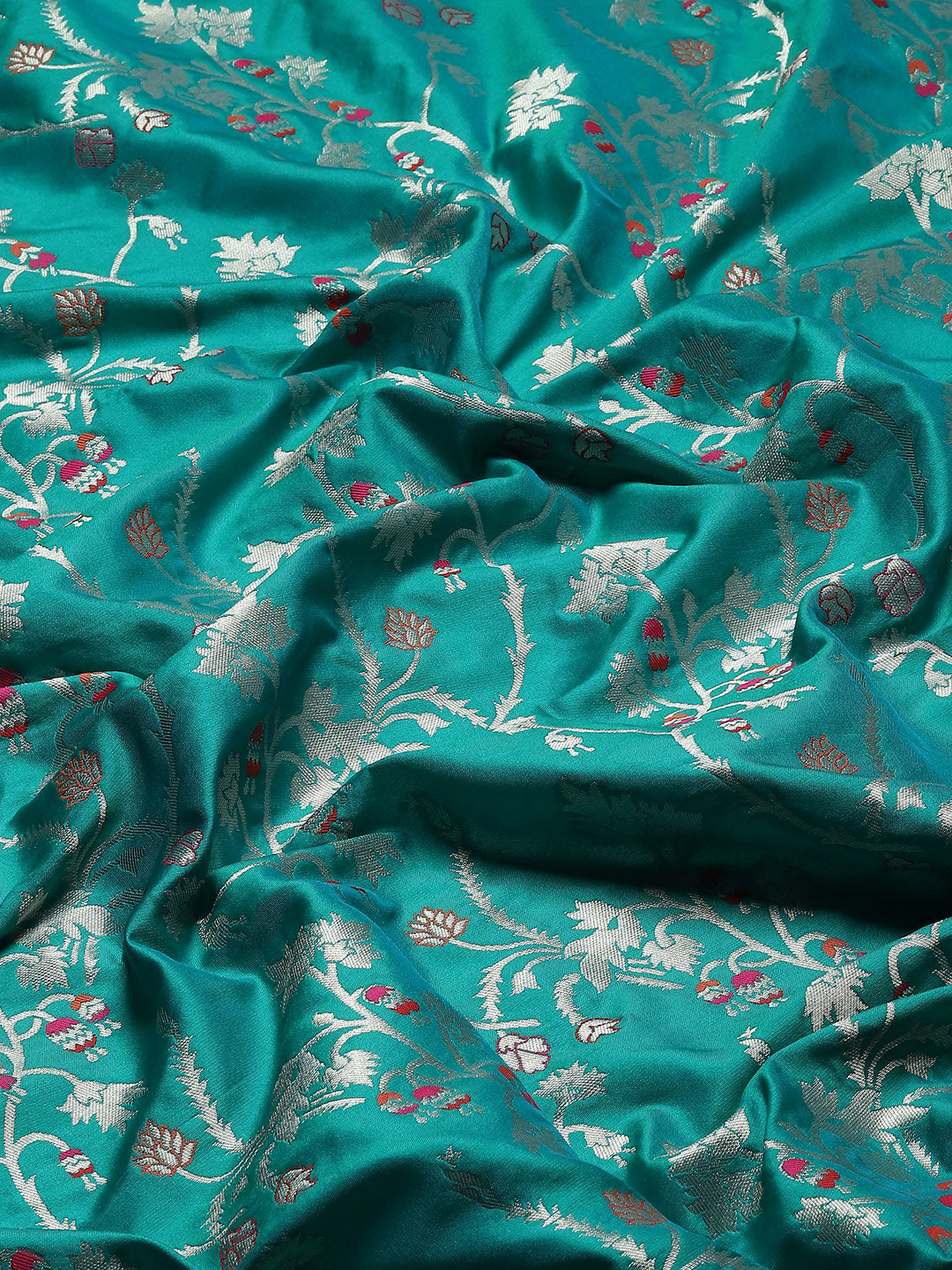 Zari Jaal Woven Art Silk Banarsi Saree
