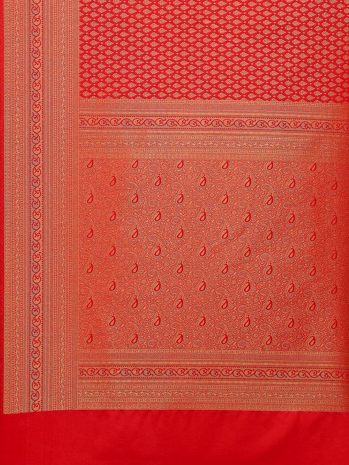 Zari Jaal Art Silk Woven Saree